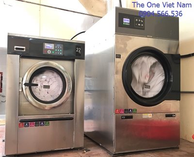 Lắp máy giặt công nghiệp cho tiệm giặt ở Hà Nội